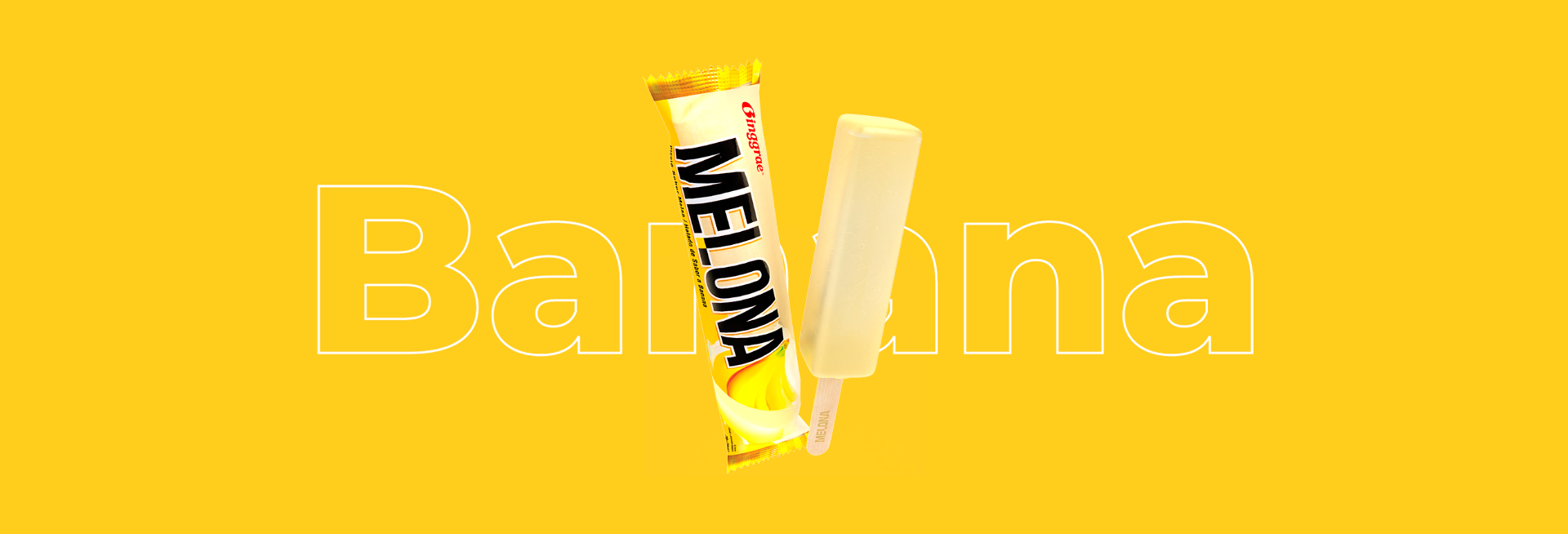 helado de banana