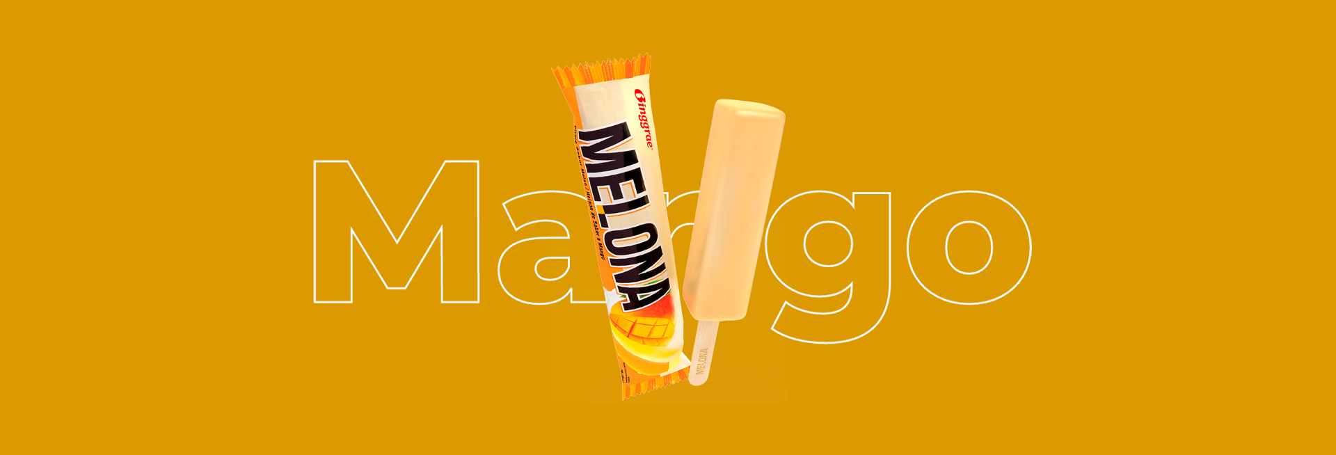 helado de mango